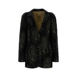 Uma Wang Women Embroidered Angora Blend Kruno Blazer